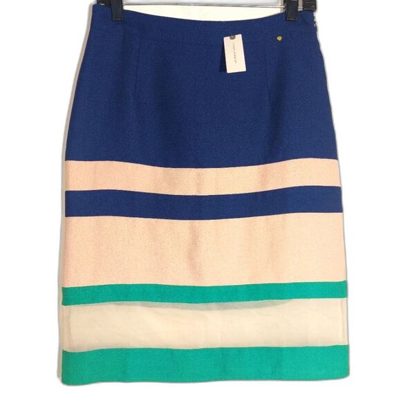 Anthropologie Harlyn Parfait Colorblock Knee-Length Pencil Skirt Size S NWT - Picture 5 of 12